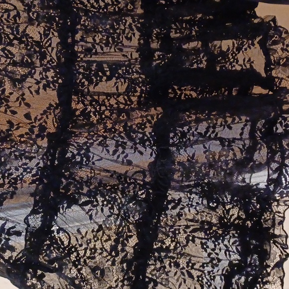 DOLLSKILL WIDOW XXL FORLORN LOVLINESS LACE SHEER TIERED MINI DRESS BLACK - Picture 15 of 15